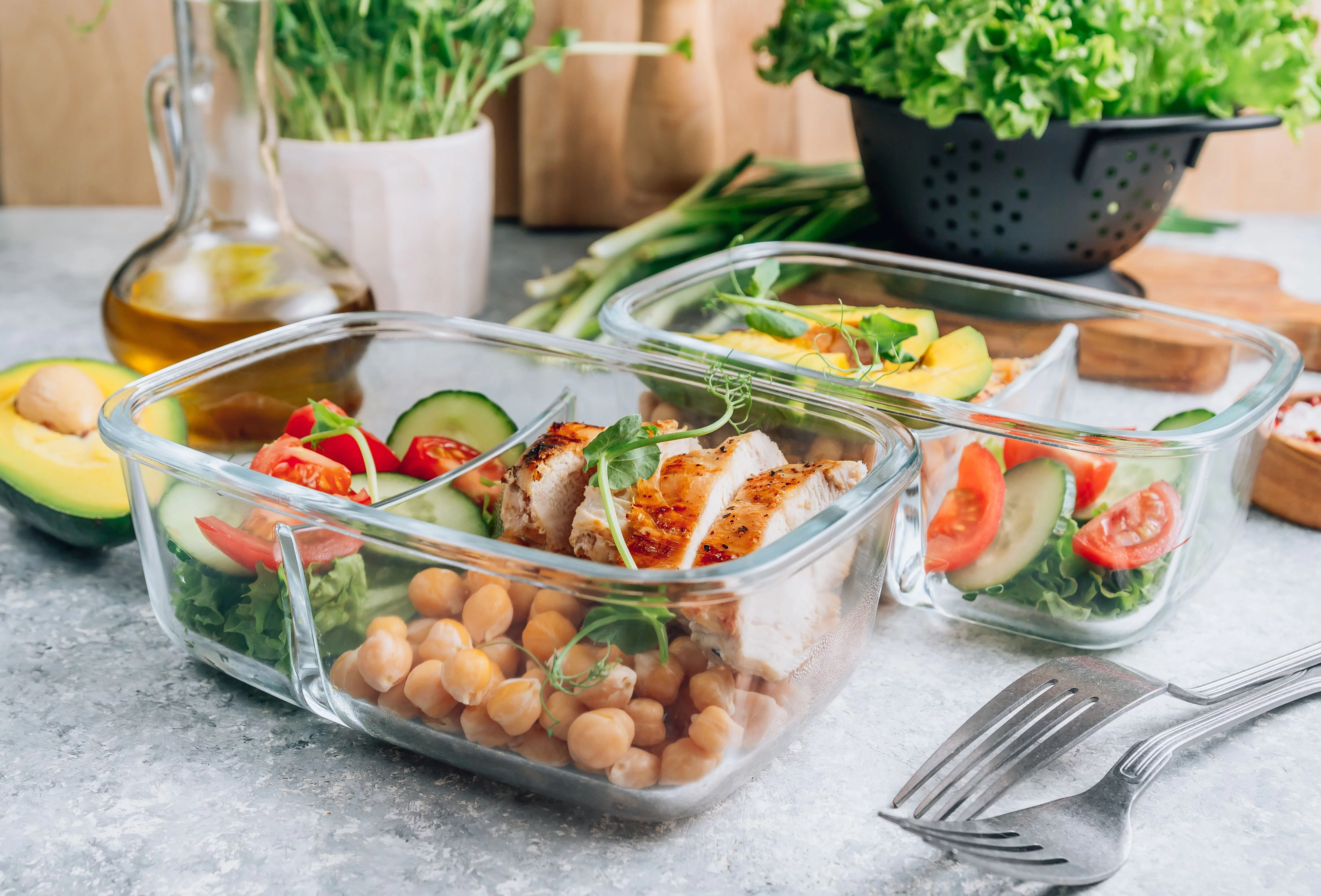 Lunch box en verre